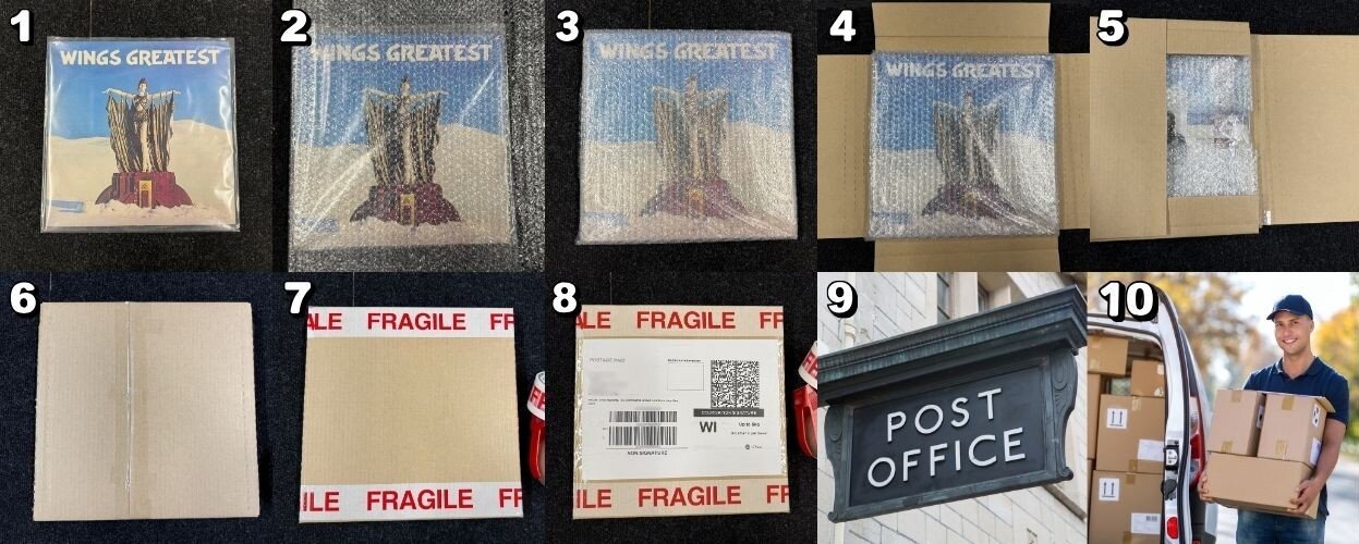 How Tron Records packs vinyl records for safe delivery