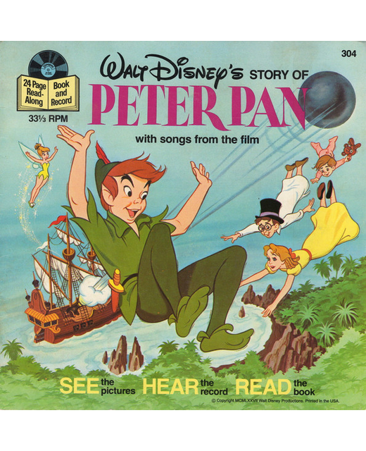 Unknown Artist – Walt Disney's Story Of Peter Pan (7")