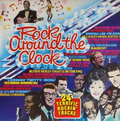 Various – Rock Around The Clock 24 Terrific Rockin' Tracks-lp-Tron Records