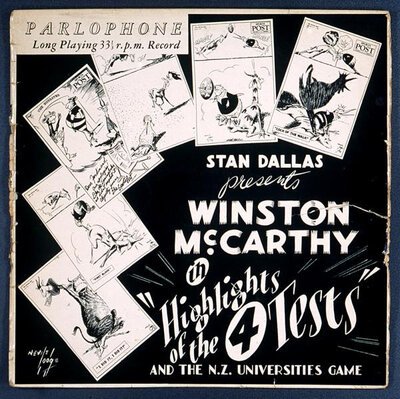 Winston McCarthy – Highlights Of The 4 Tests and the N.Z. Universities Game (10")-10"-Tron Records