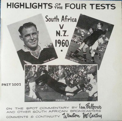 Ian Balfour- Highlights Of The Four Tests - South Africa V. N.Z. 1960 (10")-10"-Tron Records