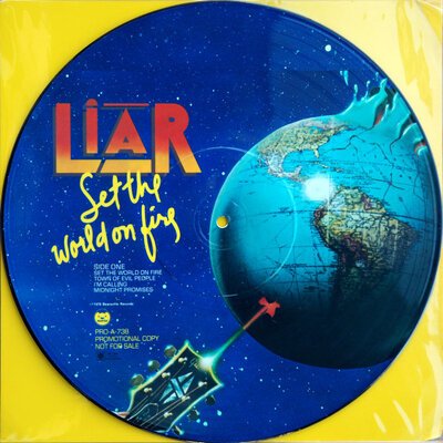 Liar – Set The World On Fire-lp-Tron Records