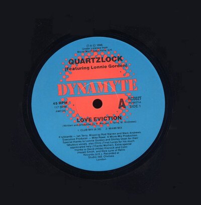 Quartzlock – Looking For Someone To Love Tonight / Love Eviction-lp-Tron Records