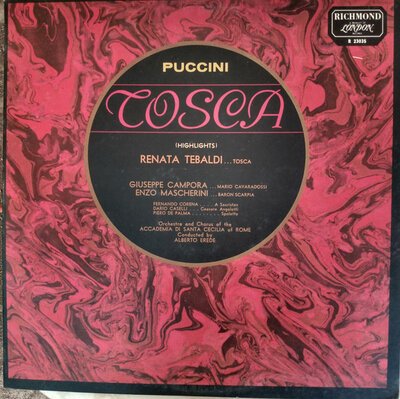 Renata Tebaldi - Tosca Highlights-lp-Tron Records