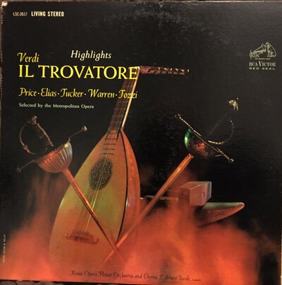 Verdi - Il Trovatore Highlights-lp-Tron Records