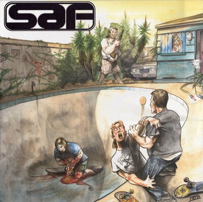 SAF - Dead Area Paranoia-lp-Tron Records