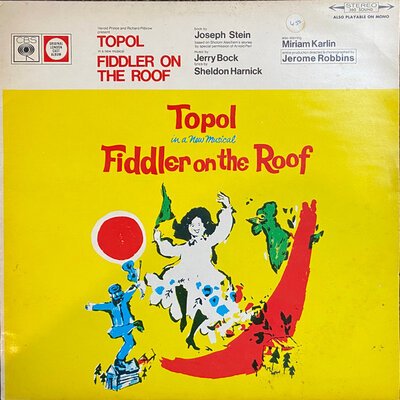 Topol – Fiddler On The Roof-lp-Tron Records
