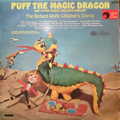 The Richard Wolfe Children's Chorus – Puff The Magic Dragon-lp-Tron Records