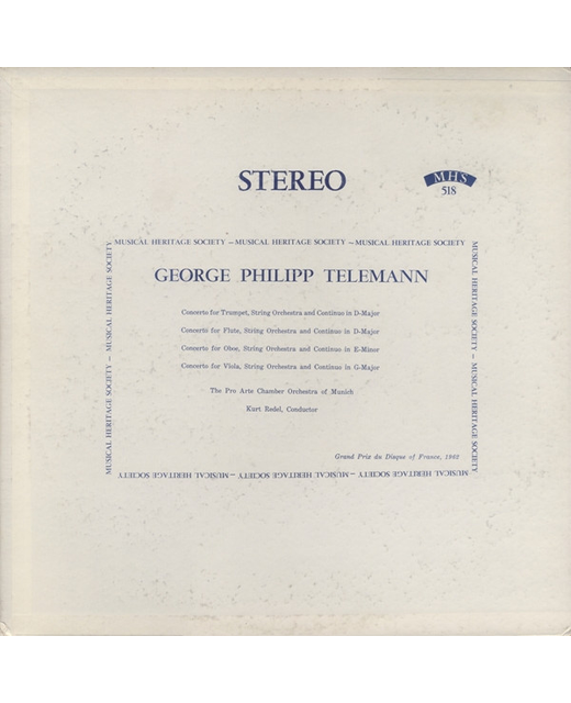 George Philipp Telemann – Four Concertos