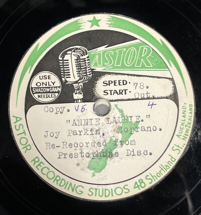 Joy Parkin - Annie Laurie-lp-Tron Records
