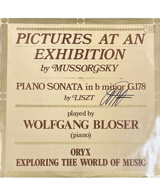 Mussorgsky - Pictures At An Exhibition, Piano Sonata