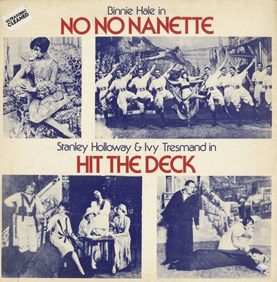 Binnie Hale, Stanley Holloway, Ivy Tresmand – No No Nanette / Hit The Deck-lp-Tron Records