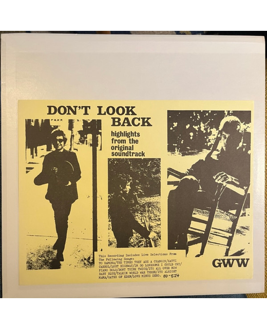 Bob Dylan – Don't Look Back Highlights From The Soundtrack