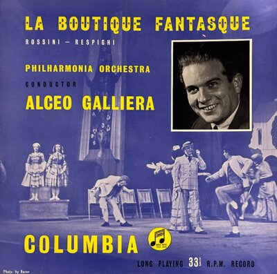 Rossini - Respighi, Philharmonia Orchestra - La Boutique Fantasque (10")-lp-Tron Records
