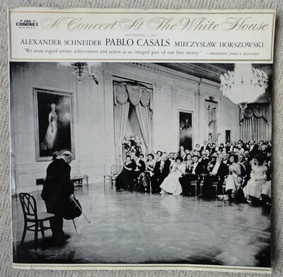 Pablo Casals – A Concert At The White House-lp-Tron Records