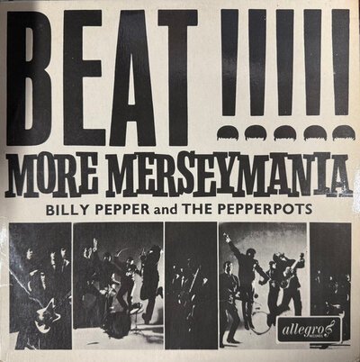 Billy Pepper & The Pepperpots – Beat !!!!! More Merseymania-lp-Tron Records