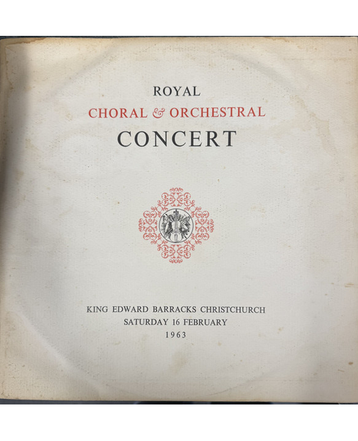Royal Christchurch Musical Society - Royal Choral & Orchestral Concert