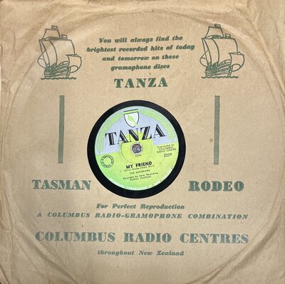 The Astorians / Ngaire Gedson With The Astor Rhythm – My Friend / I Understand Just How You Feel-10"-Tron Records