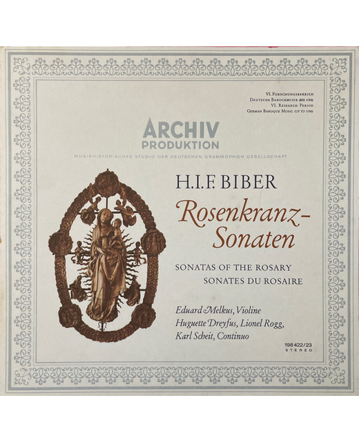 H.I.F. Biber, Eduard Melkus, Huguette Dreyfus, Lionel Rogg, Karl Scheit – Rosen