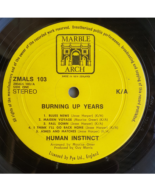 Human Instinct - Burning Up Years
