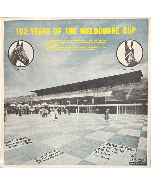 Various – 102 Years Of The Melbourne Cup, 1861 - 1962