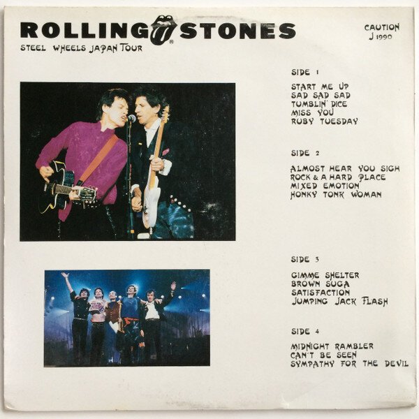 The Rolling Stones - Steel Wheels Japan Tour - Collector's Corner