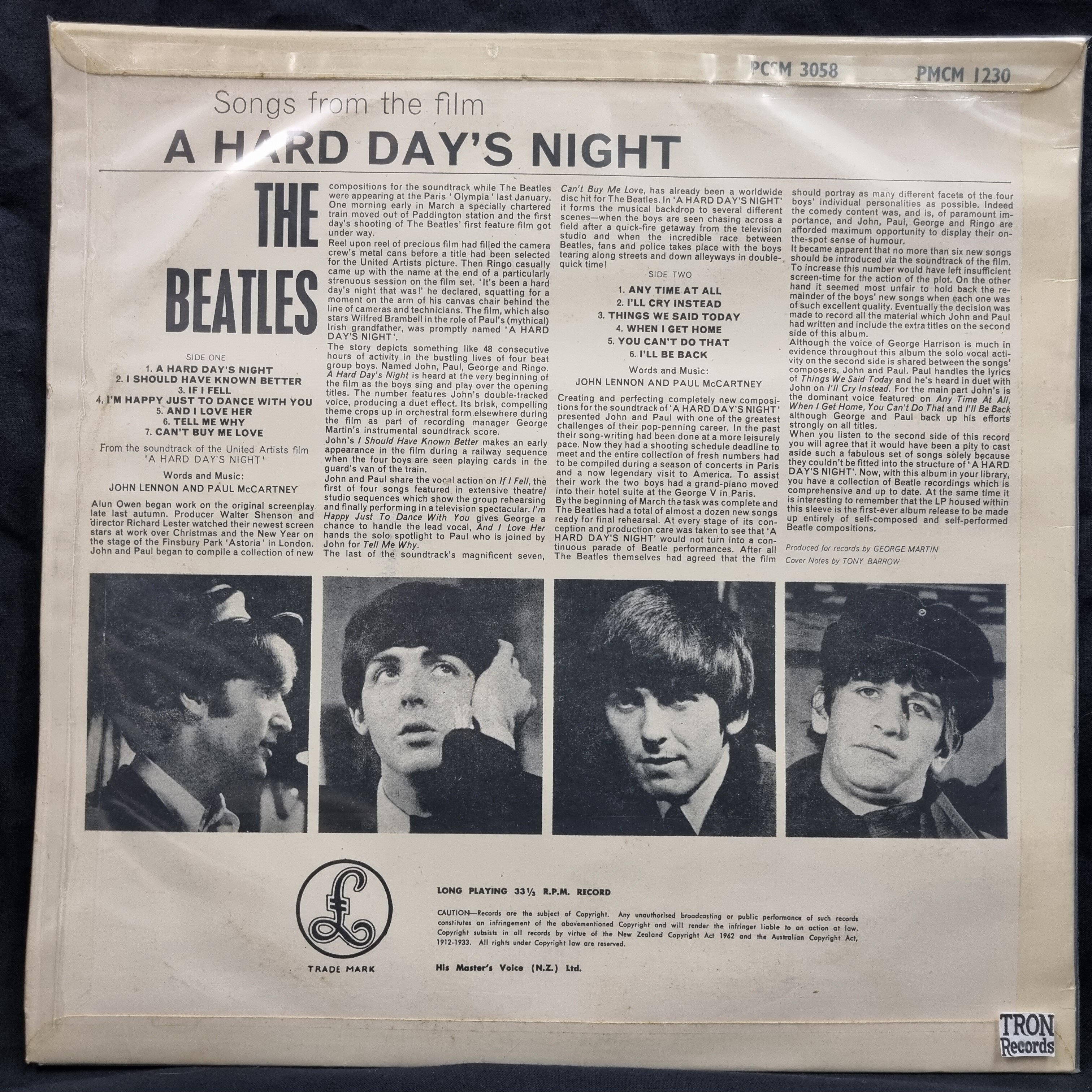 The Beatles - A Hard Day's Night - Tron Records | Vinyl LP