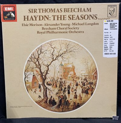 Sir Thomas Beecham Hayden - The Seasons-box-set-Tron Records
