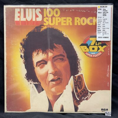 Elvis Presley - Elvis 100 Super Rocks-lp-Tron Records