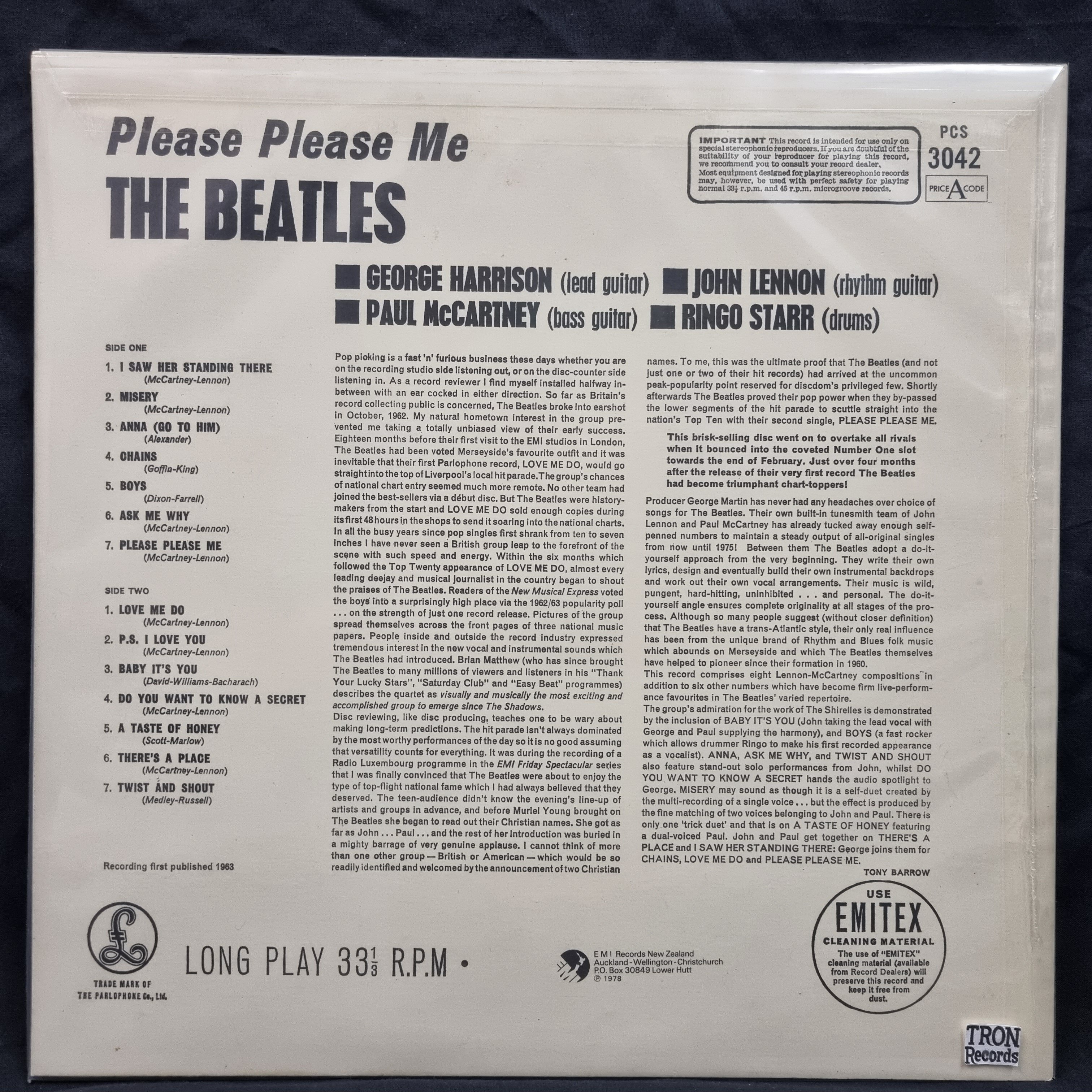 The Beatles - Please Please Me - Tron Records | Vinyl LP - The