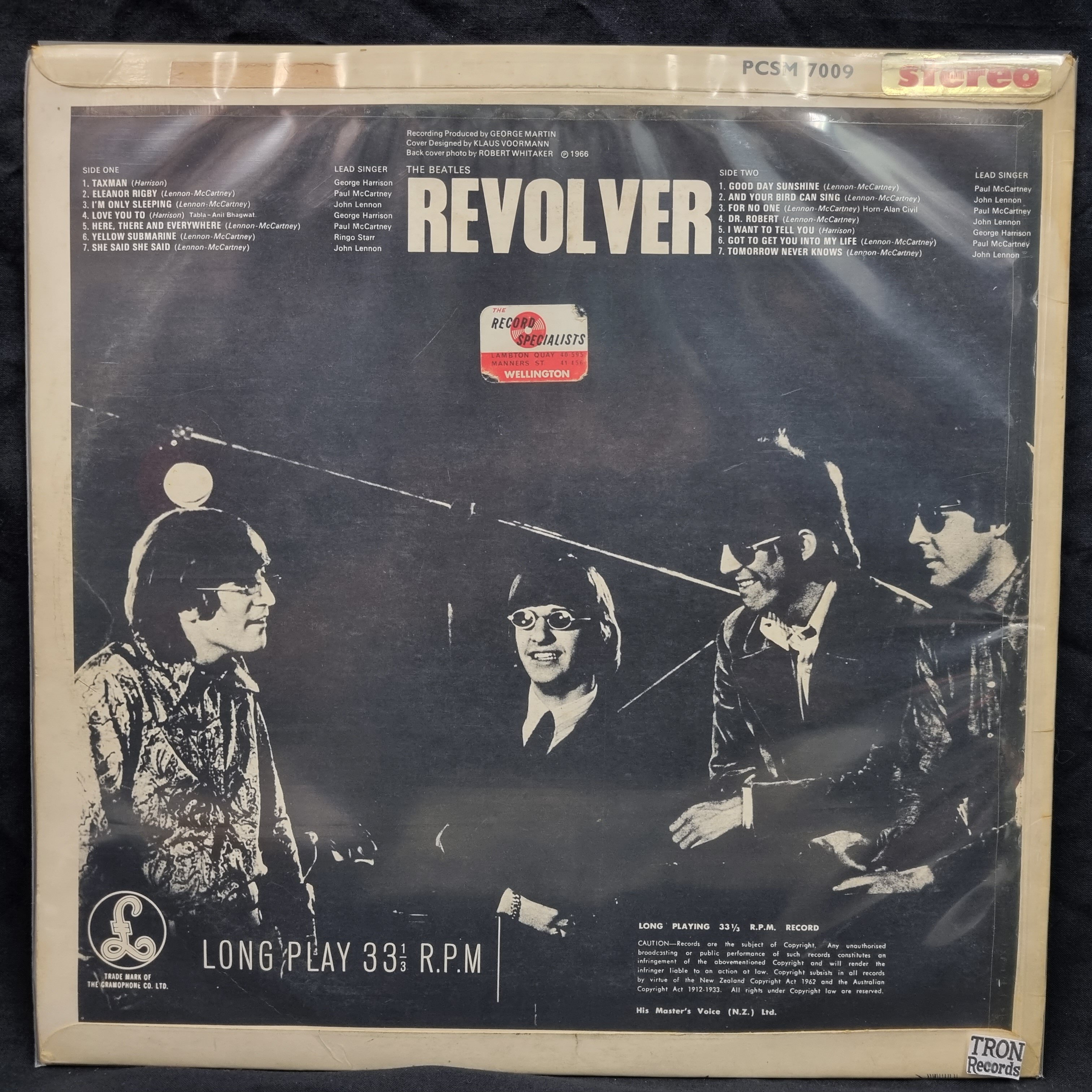 ビートルズ/REVOLVER/New Zealand盤 The Beatles - Revolver - Tron Records | Vinyl LP - The