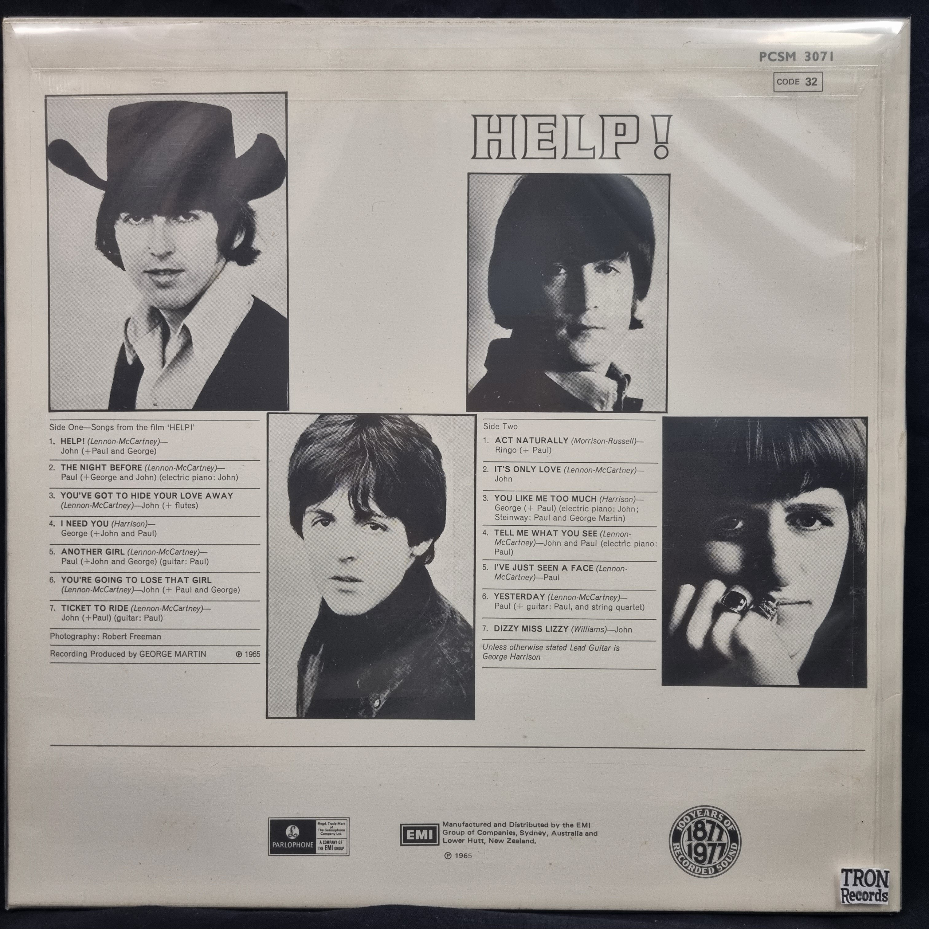 The Beatles - Help - Tron Records | Vinyl LP - The Beatles ROCK