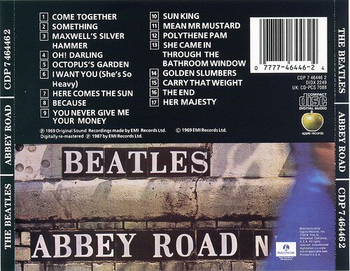 洋楽 THE BEATLES ABBEY ROAD CD The Beatles – Abbey Road – CD (Album, Reissue + 2 more), 1998