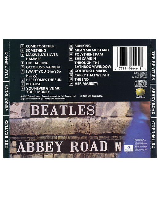 The Beatles - Abbey Road (CD) - Tron Records | CDs - The Beatles