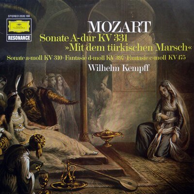 Mozart And Wilhelm Kempff - Piano Sonata K.331-lp-Tron Records