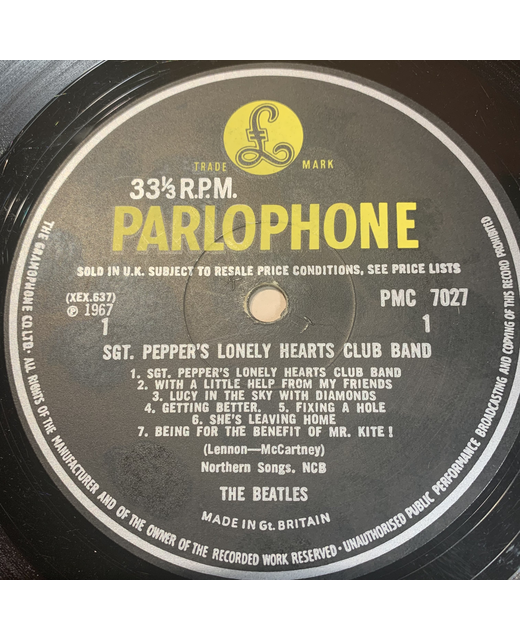 The Beatles - SGT Pepper Lonely Hearts Club Band - Tron Records