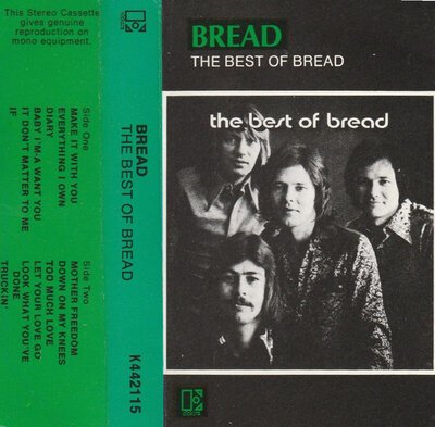 Bread - The Best Of Bread-cassette-Tron Records