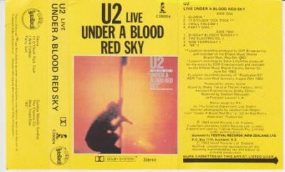 U2 - Under A Blood Red Sky (Live)-cassette-Tron Records