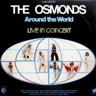 The Osmonds - Around The World - Live In Concert-lp-Tron Records