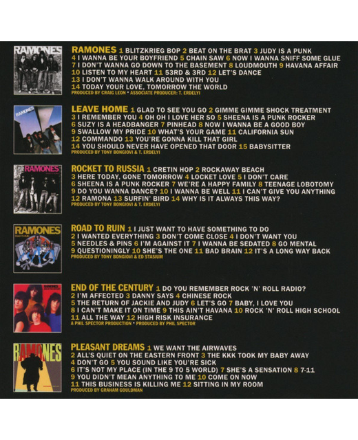Ramones The Sire Years 19761981 Tron Records CDs The Ramones