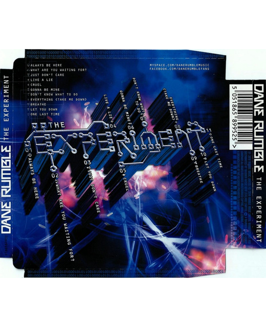 Dane Rumble - The Experiment - Tron Records | CDs - Dane Rumble POP POP ...