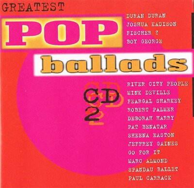 Various - Greatest Pop Ballads CD 2-cds-Tron Records