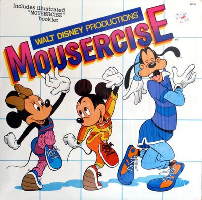 Walt Disney Productions - Mousercise-lp-Tron Records