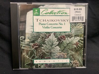 Tchaikovsky - Piano Concerto No. 1 Violin Concerto-cds-Tron Records