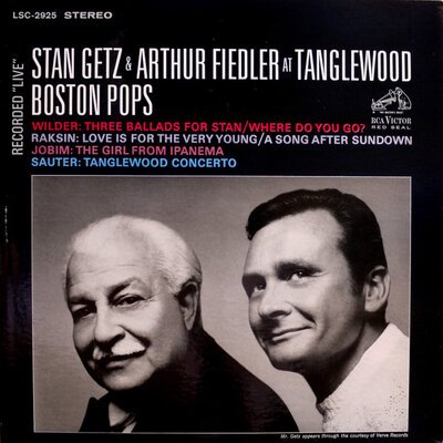 Stan Getz & Arthur Fiedler – At Tanglewood-lp-Tron Records