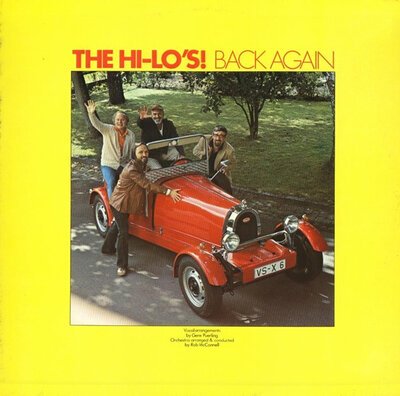 The Hi-Lo's - Back Again-lp-Tron Records