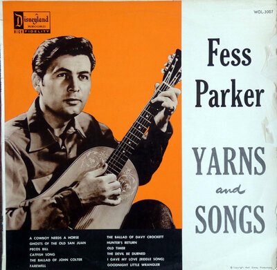 Fess Parker - Yarns And Songs-lp-Tron Records