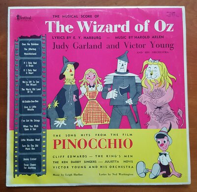 Judy Garland & Various - Wizard Of Oz / Pinocchio-lp-Tron Records