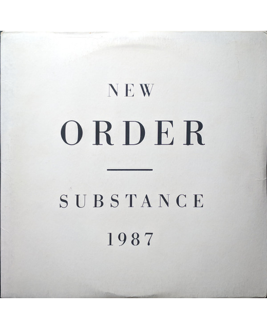 New Order Substance Tron Records Vinyl LP New Order Electronic