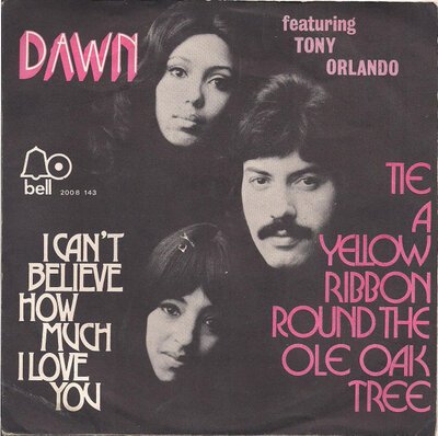 Dawn - Tie A Yellow Ribbon Around The Ole Oak Tree-7"-(45's)-Tron Records
